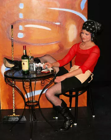 Karen Baum in Off the Wall's Shaken & Stirred. - PHOTO COURTESY OF OFF THE WALL PRODUCTIONS.