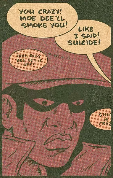 Kool Moe Dee prepares for a rap battle