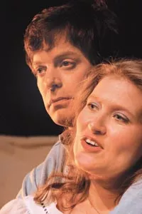 Lost worlds: Diana Ifft and Sam Turich in Open Stage Theatre's Lydie Breeze. - PHOTO COURTESY OF JEREMY ROLLA.