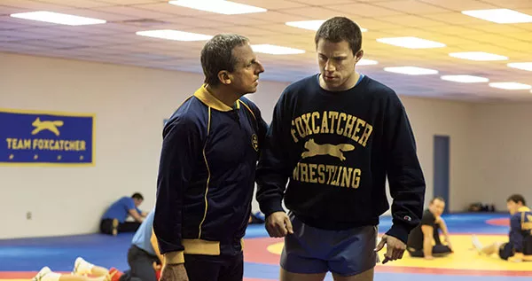 Man to man: John du Pont Steve Carell and Mark Schultz Channing Tatum