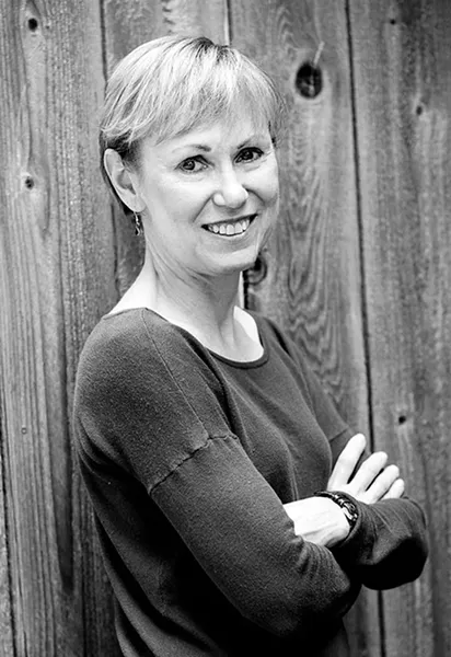 Marian Szczepanski stops by Rickert & Beagle Books, in Dormont