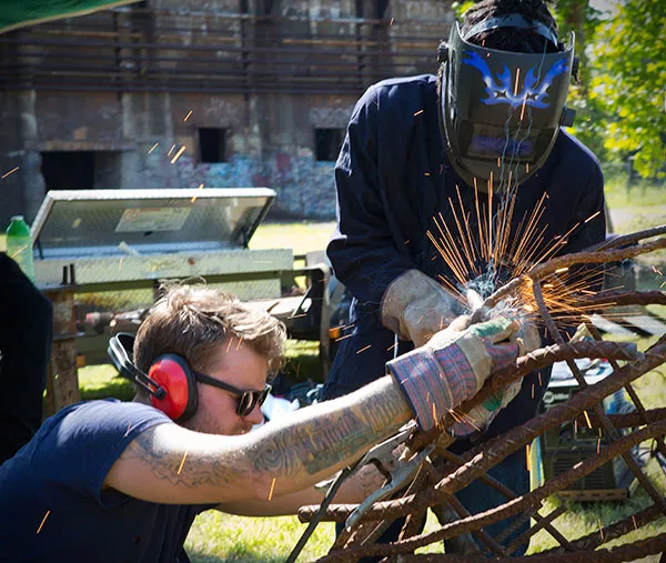 Mobile Sculpture Workshop instructor Chad Sekely