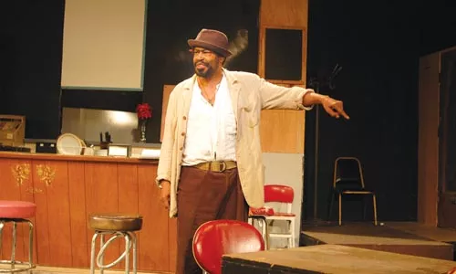 On track: Anthony Chisholm in Two Trains Running, at Pittsburgh Playwrights Theatre Co. Photo courtesy of Mark Clayton Southers.