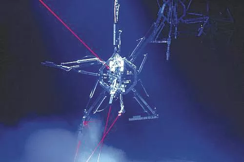 One of Bill Vorn's "Hysterical Machines." - PHOTO COURTESY OF THE PITTSBURGH CULTURAL TRUST