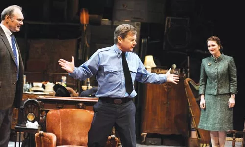 Paying it off: (from left) Sherman Howard, Joseph Adams and Chandler Vinton in the Public's The Price - COURTESY OF PITTSBURGH PUBLIC THEATER