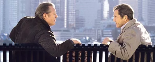 Ray Winstone and Mel Gibson have much to not talk about.