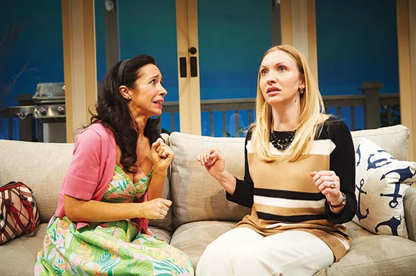 Robin Abramson and Kimberly Parker Green in Elemeno Pea