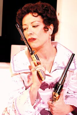 Robin Walsh plays the title character in Pittsburgh Irish & Classical Theatre's Hedda Gabler. - PHOTO: SUELLEN FITZSIMMONS