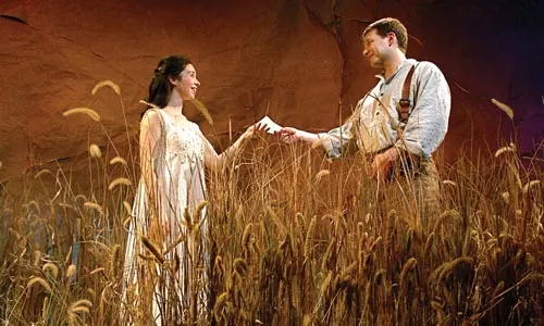 Romantically inclined: Robin Abramson and Braden Moran in Mary's Wedding, at City Theatre. - PHOTO BY SUELLEN FITZSIMMONS
