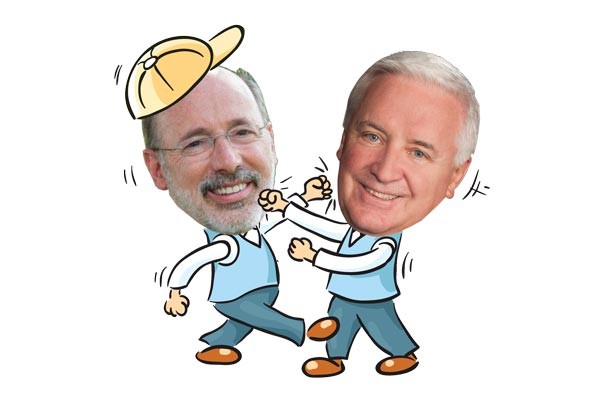 Schoolyard Fight: Corbett, Wolf spar over the governor's history of education funding