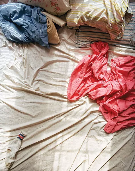 Slumber company: part of Tammy Rae Carland's photo series "Lesbian Beds"