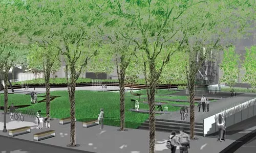Square deal: Artist's rendering courtesy of Andrea Cochran Landscape Architecture and the Pittsburgh Children's Museum.