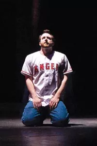 The fashion of the Christ: Peter Matthew Smith portrays Jesus in Pittsburgh Musical Theater's Godspell. - COURTESY OF PATTI BRAHIM