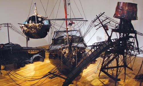 The peculiar installation: Scott Pellnat's "Slave Ship"