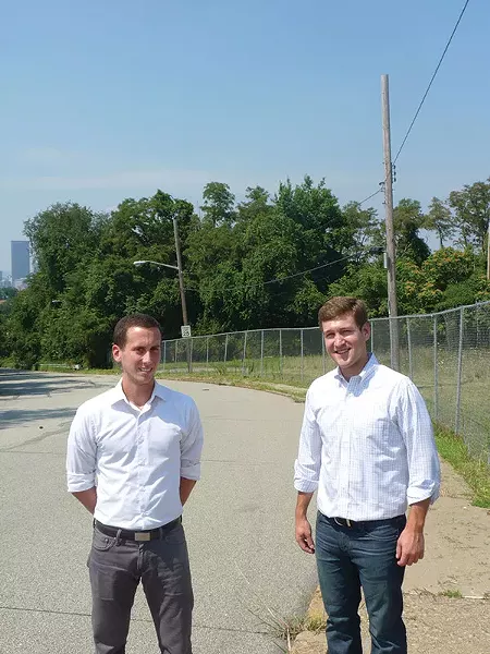 Tim Dolan and Aaron Sukenik, of the Hilltop Alliance - PHOTO BY LAUREN DALEY