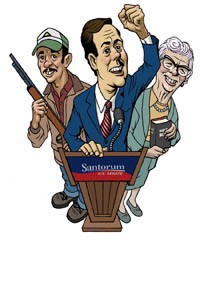 Top 20 reasons to vote against Rick Santorum