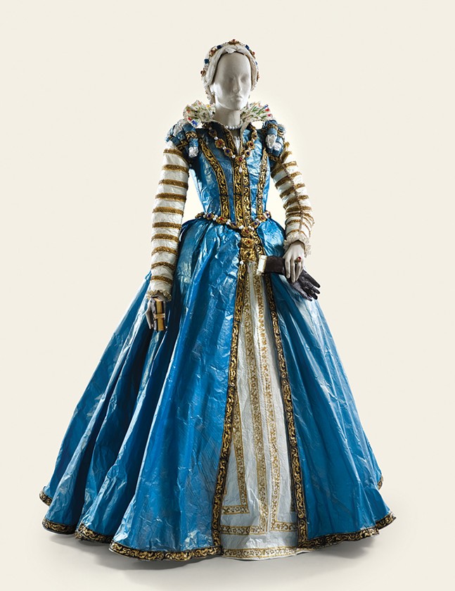 Isabelle de Borchgrave's paper fashion at The Frick Pittsburgh