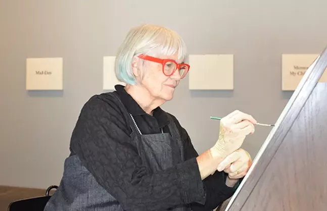 Linda was photographed at Carnegie International’s Fruit and Other Things by Lena Clayton and Jon Rubin. - CP PHOTO: TERENEH IDIA
