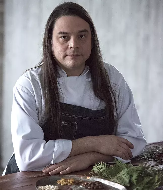 Chef Sean Sherman - PHOTO: HEIDI EHALT PHOTOGRAPHY