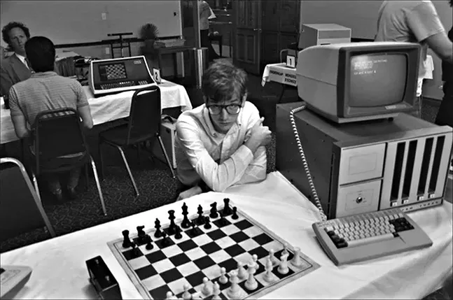 Patrick Riester as Peter Bishton in Computer Chess - PHOTO: KINO LORBER