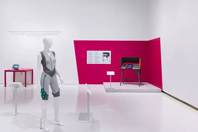 The exhibit includes everything from responsive clothing to an accessible voting booth. - BRYAN CONLEY/CARNEGIE MUSEUM OF ART