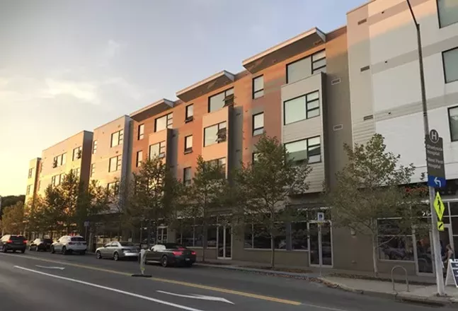 Mix-use affordable housing in East Liberty - CP PHOTO: RYAN DETO