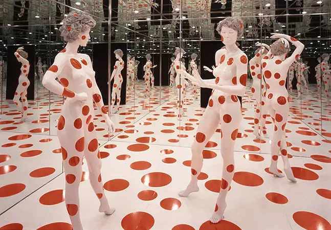 Yayoi Kusama's "Repetitive Vision," part of the Mattress Factory's permanent collection - PHOTOS: MATTRESS FACTORY