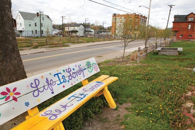 Beautification efforts along Larimer Avenue in 2012. - CP FILE PHOTO: HEATHER MULL