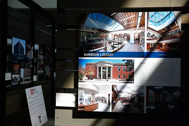The American Institute of Architects exhibit on display inside Nova Place - CP PHOTO: JARED WICKERHAM