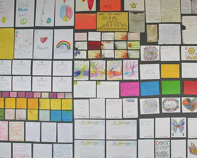 The archives include thousands of letters written to individuals and organizations in the wake of the shooting. - RAUH JEWISH HISTORY PROGRAM & ARCHIVES AT THE SENATOR JOHN HEINZ HISTORY CENTER.