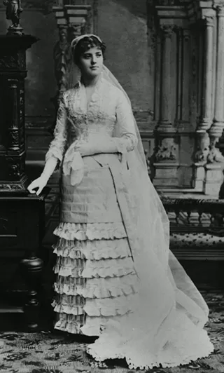 Adelaide Howard Childs Frick in her wedding dress. - PHOTO: THE FRICK COLLECTION/FRICK ART REFERENCE LIBRARY ARCHIVES