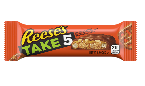 Take 5  candy bar rebranded as Reese's, continues to be the best candy bar