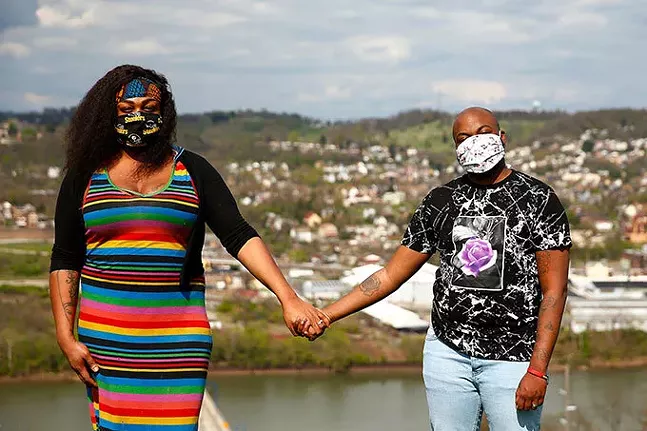 SisTers founder and president Ciora Thomas wand vice president Aiden James Nevils - CP PHOTO: JARED WICKERHAM