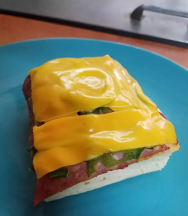 Slice of Altoona Hotel Pizza from 29th Street Pizza Subs & More - PHOTO: 29TH STREET PIZZA SUBS & MORE