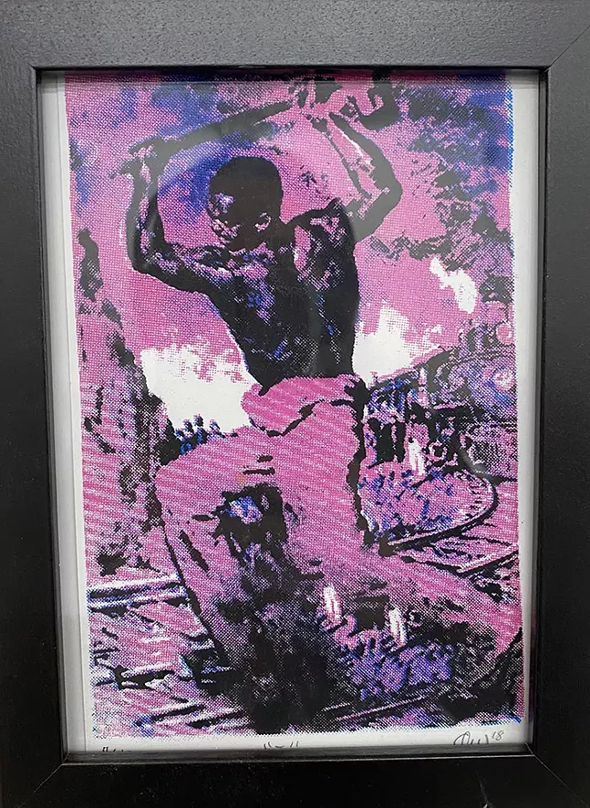 Artwork by Quai Whitlock, to be included in AIR's online auction on Instagram - IMAGE COURTESY OF ARTISTS IMAGE RESOURCE