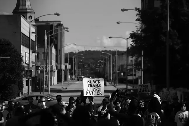 Protesters demand answers in death of trans activist Aaliyah Johnson (15)