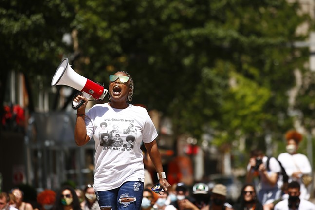 Photos: Police brutality and environmental racism protest march in Downtown Pittsburgh (9)