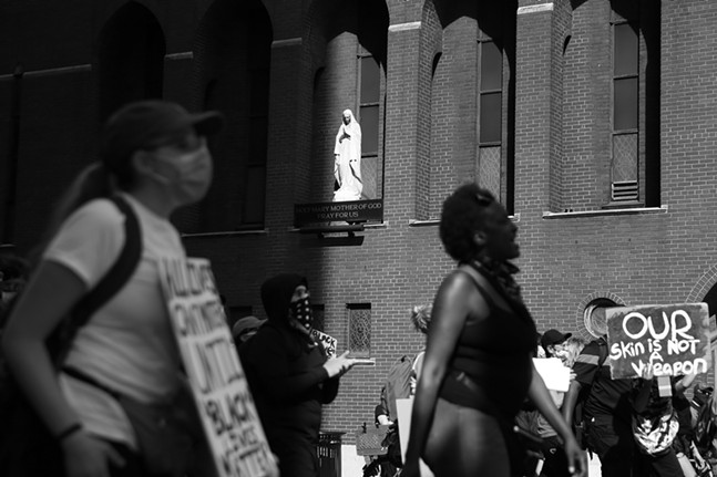 Photos: Police brutality and environmental racism protest march in Downtown Pittsburgh (15)