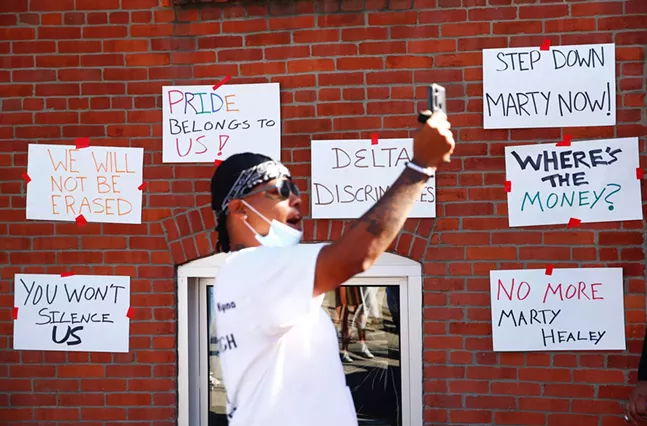 Black trans activists call for abolishment of Delta Foundation