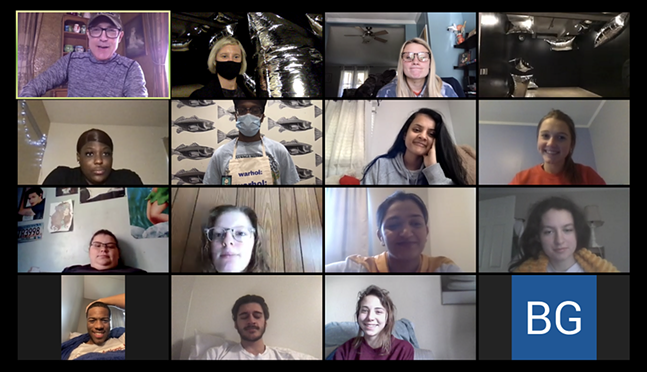 Gen-Z Time Capsule virtual tour with students from the University of Pittsburgh-Bradford - THE ANDY WARHOL MUSEUM