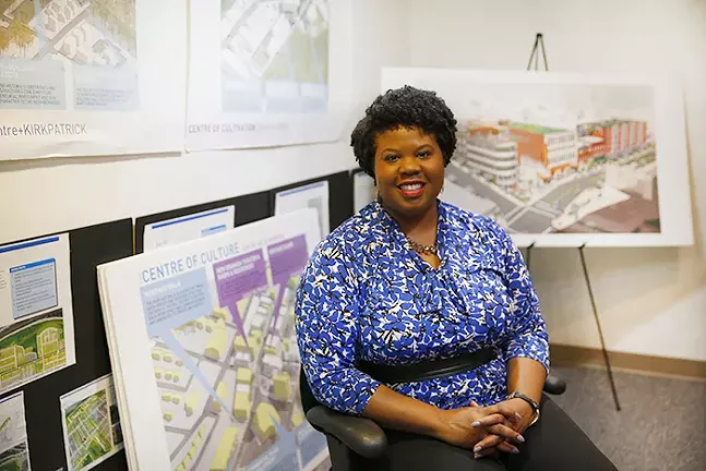 Marimba Milliones, president and CEO of the Hill Community Development Corporation - CP PHOTO: JARED WICKERHAM