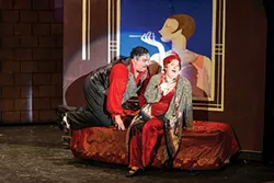 Rob James and Becki Toth in Stage 62's The Drowsy Chaperone - PHOTO COURTESY OF FRIEDMAN WAGNER-DOBLER