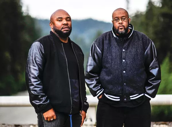 Blackalicious: DJ Chief Xcel (left) and Gift of Gab 