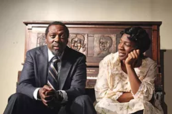 Edwin Lee Gibson and Karla Payne in The Piano Lesson, at Pittsburgh Playwrights - PHOTO COURTESY OF THE PITTSBURGH CULTURAL TRUST