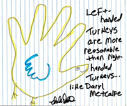 Gobble Gobble: Pittsburgh City Paper staffers draw hand turkeys (4)
