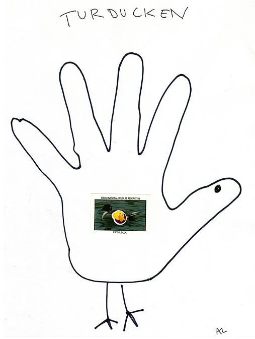 Gobble Gobble: Pittsburgh City Paper staffers draw hand turkeys (7)