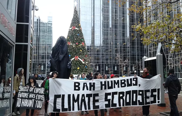 'Ghost of Climate Future' haunts Pittsburgh corporations, Allegheny County Executive
