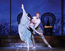 Alexandra Kochis and Lucius Kirst in Pittsburgh Ballet Theatre’s La Bayadere - PHOTO COURTESY OF RICH SOFRANKO