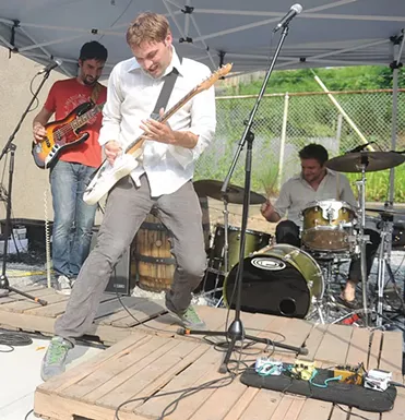 Meeting of Important People performing at the Deutschtown Music Festiva - PHOTO COURTESY OF BEN SOLTESZ