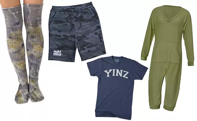 Where to get Pittsburgh-made sweatpants, socks, and other comfortable quarantine essentials